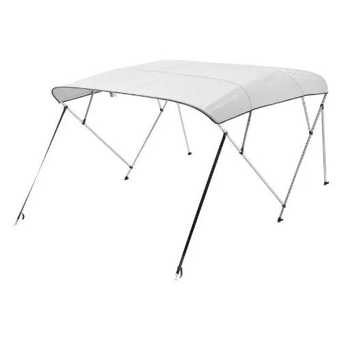 96x(85-90)x54 4 Bow Boat Bimini Tops Aluminum Alloy Frame Imperméable