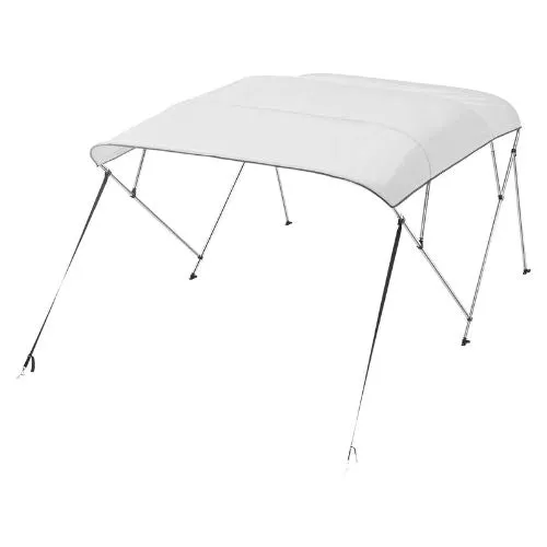 96x(85-90)x54 4 Bow Boat Bimini Tops Aluminum Alloy Frame Imperméable
