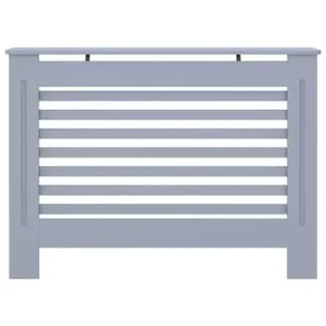 Cache-radiateur anthracite 112x19x81,5 cm MDF