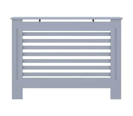 Cache-radiateur anthracite 112x19x81,5 cm MDF