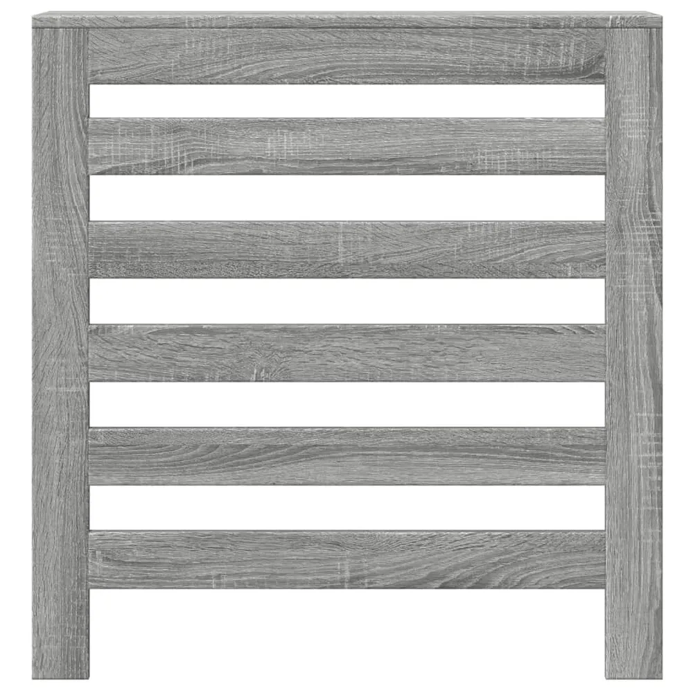 Cache-radiateur sonoma gris 78x20x82 cm bois d'ingénierie