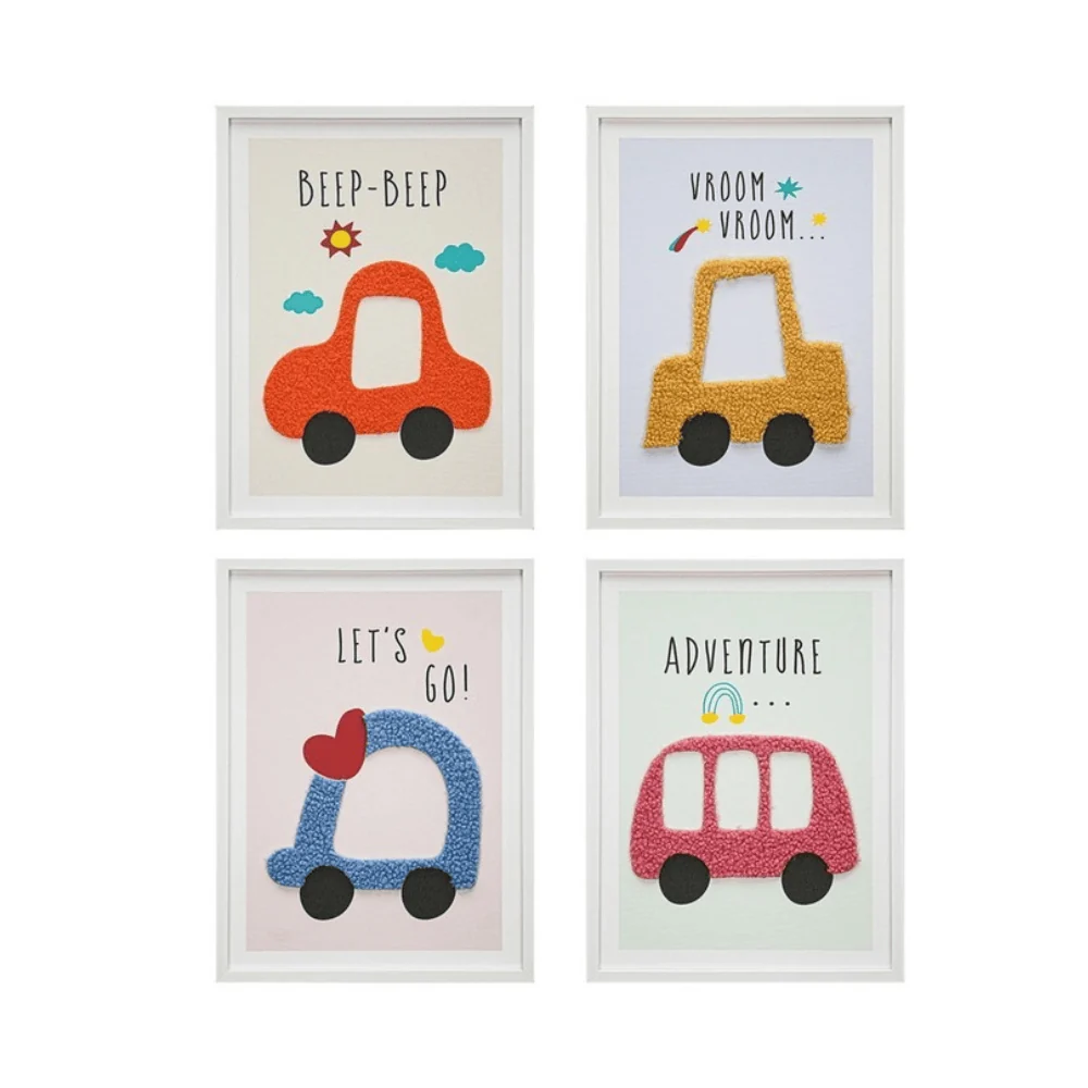 Cadre Déco Motifs Voitures – Style Fun & Novateur