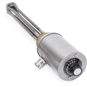 Chauffage à visser Schultze G1 1/2 laiton / V4A régulateur 0-95°C 120 kW profondeur d'immersion 910 mm EHK G112A0...