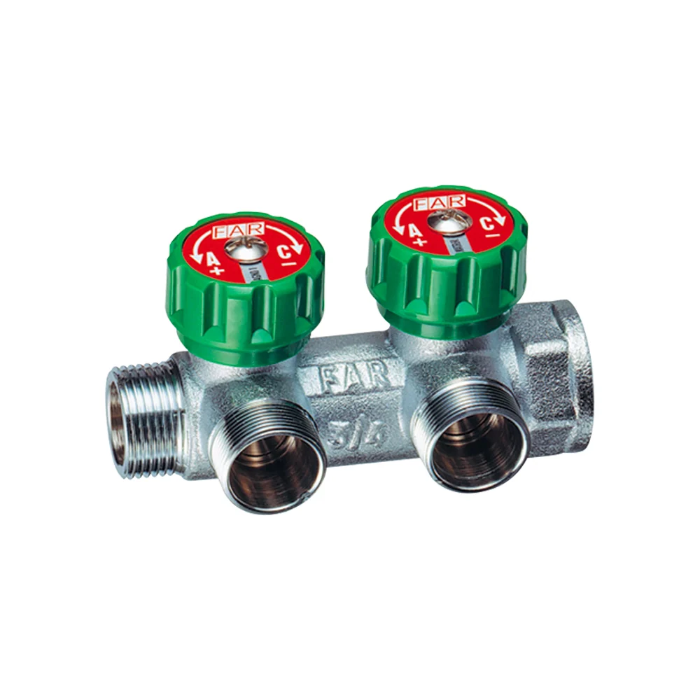 Collettore Polyvalent Far Interasse 45 Mm 3/4" - 2 Vie
