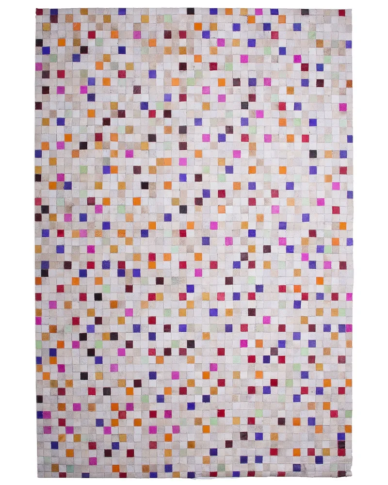 Cowhide Area Rug 140 x 200 cm Multicolour ADVAN
