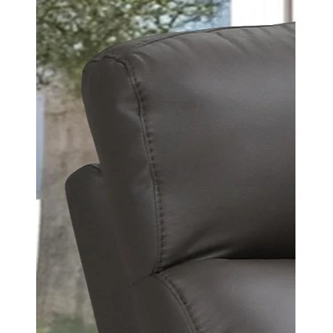 IFDC Causeuse inclinable motorisée en cuir et aspect cuir IF 8140 - L