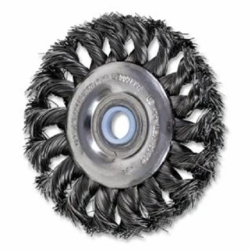 3 Inch Carbon Steel Normal Twist Knot Wheel Brush 419-81650 (Pack 10)