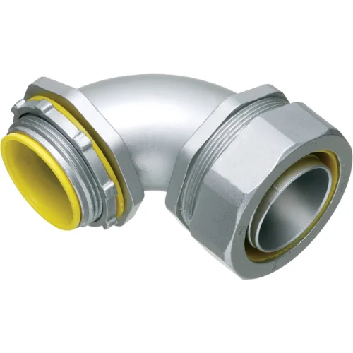4 Inch Push Liquid Tight Conduit Connector À isolation Throat Zinc LT90400