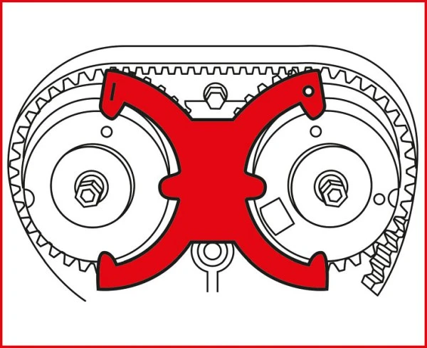 Jeu d'outils de calage moteur KS Tools pour Ford / Volvo 4 pièces 400.4125 se fournir à bas prix