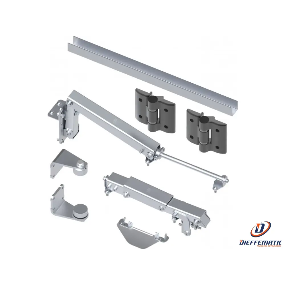 Kit Bifolding + Carter Profilo U 40X40 Cardine Tondo D.50 Fac Kc7101.160 Nuovo