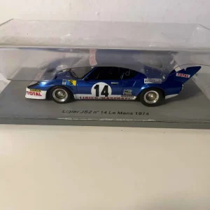 Ligier JS2 bleue numéro 14 24 heures du Mans de 1974 - SPARK