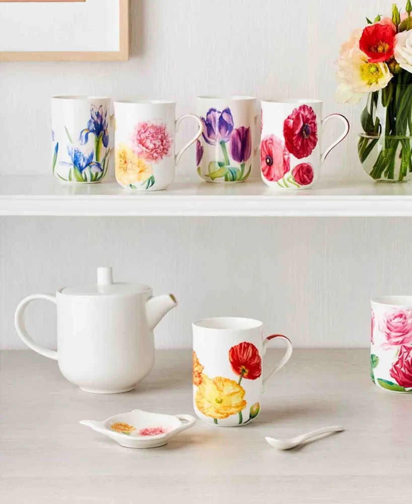 Maxwell & Williams Katherine Castle Floriade Mug 350ML Carnations Gift Boxed