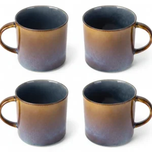 Mugs Cosy & Trendy Quintana Blue - 450 ml - 4 pièces