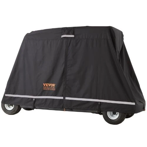 4 Passenger Golf Car Cover 600D Tissu synthétique Full Cover Waterproof and Sunproof COV-20