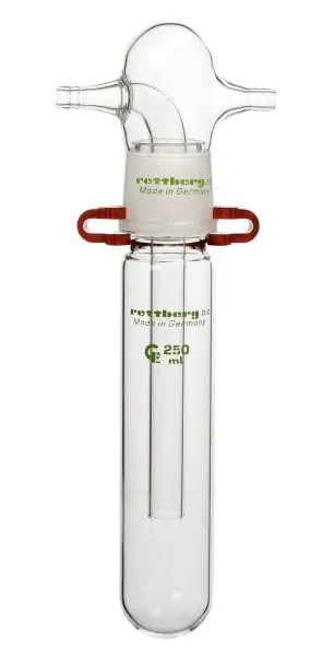 Piège à gelé Rettberg 250 ml en deux parties noyau/manchon NS 45/40 raccords latéraux olive 12 mm 134050036 acheter à bas...