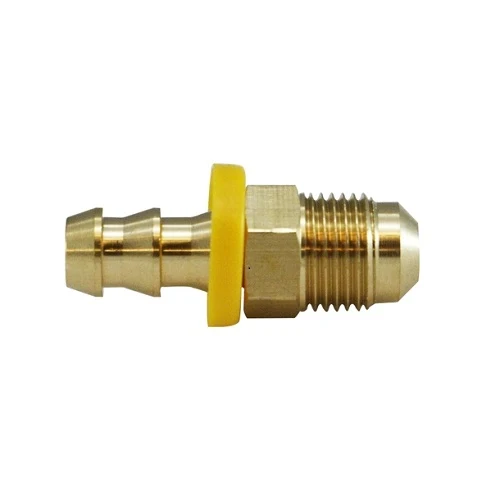 1/2" Push On Hose Barb X 1/2" Male SAE Flare Adapter Laiton Fittings 07204-0808