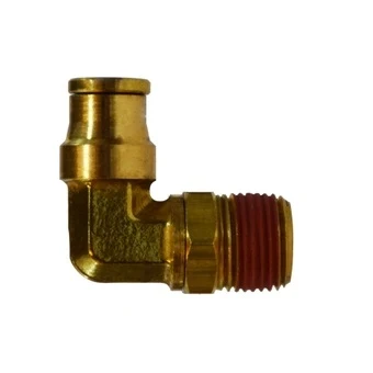 3/8" Push-to-Connect X 1/4" Male NPTF Swivel Push- X D.O.T. Male Rotatif Elbow 690604S