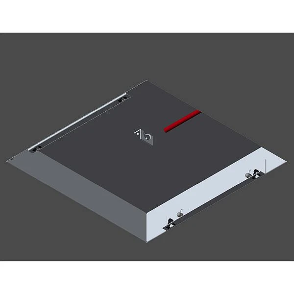 Radiateur infrarouge de plafond Vitramo intégrable 350x350x42mm 220W pour installation dans le plafond en béton VH-IB03535...