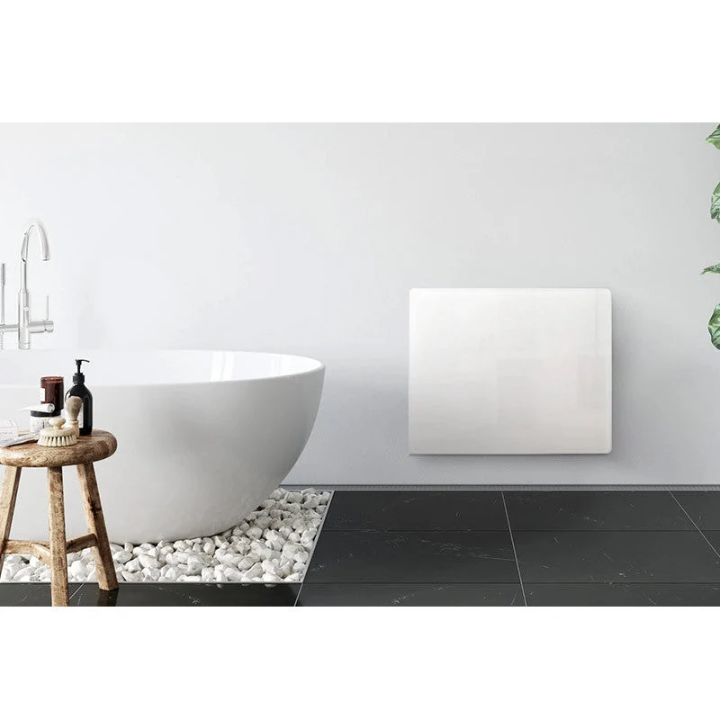 Radiateur électrique à inertie Deva 1000W WATTZ WZ1665 façade verre