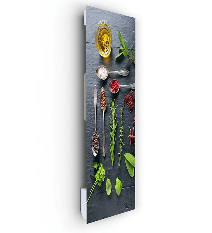 Radiateur électrique à rayonnement avec soufflerie Ilo Fanmix en verre design Ingrédients 1750W