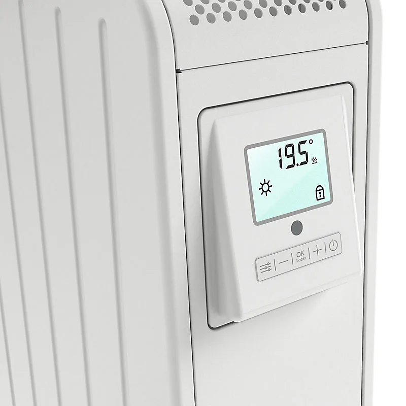 Radiateur mobile à inertie sèche GoodHome Mullae blanc 1500W