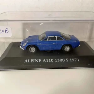 Renault Alpine A110 1300S bleue de 1971 (collection Mes Voitures Mythiques) SANS boite en carton