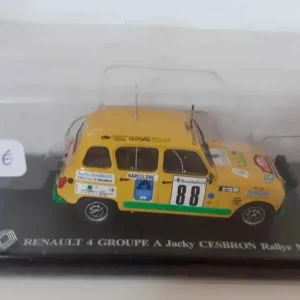 Renault 4 groupe Jacky Cesbron rallye de Monté-Carlo jaune
