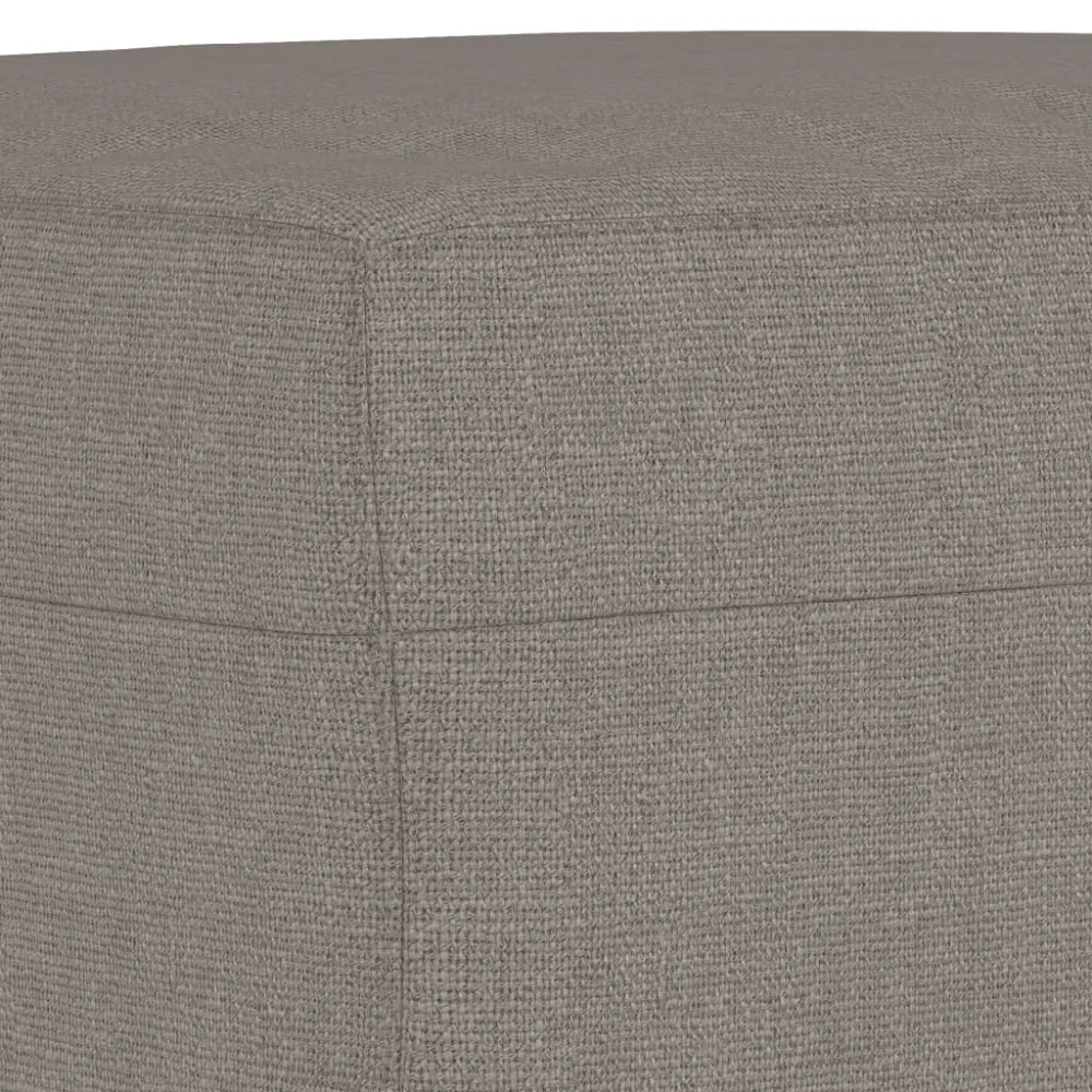 Repose-pieds tabouret 70 x 55 x 41 cm tissu taupe DEC030639
