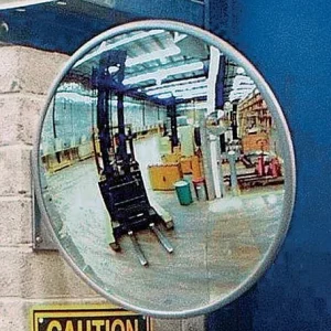 Rétroviseur grand angle DENIOS SR 400 pour l'intérieur et l'extérieur en plastique spécial rond 129-673...