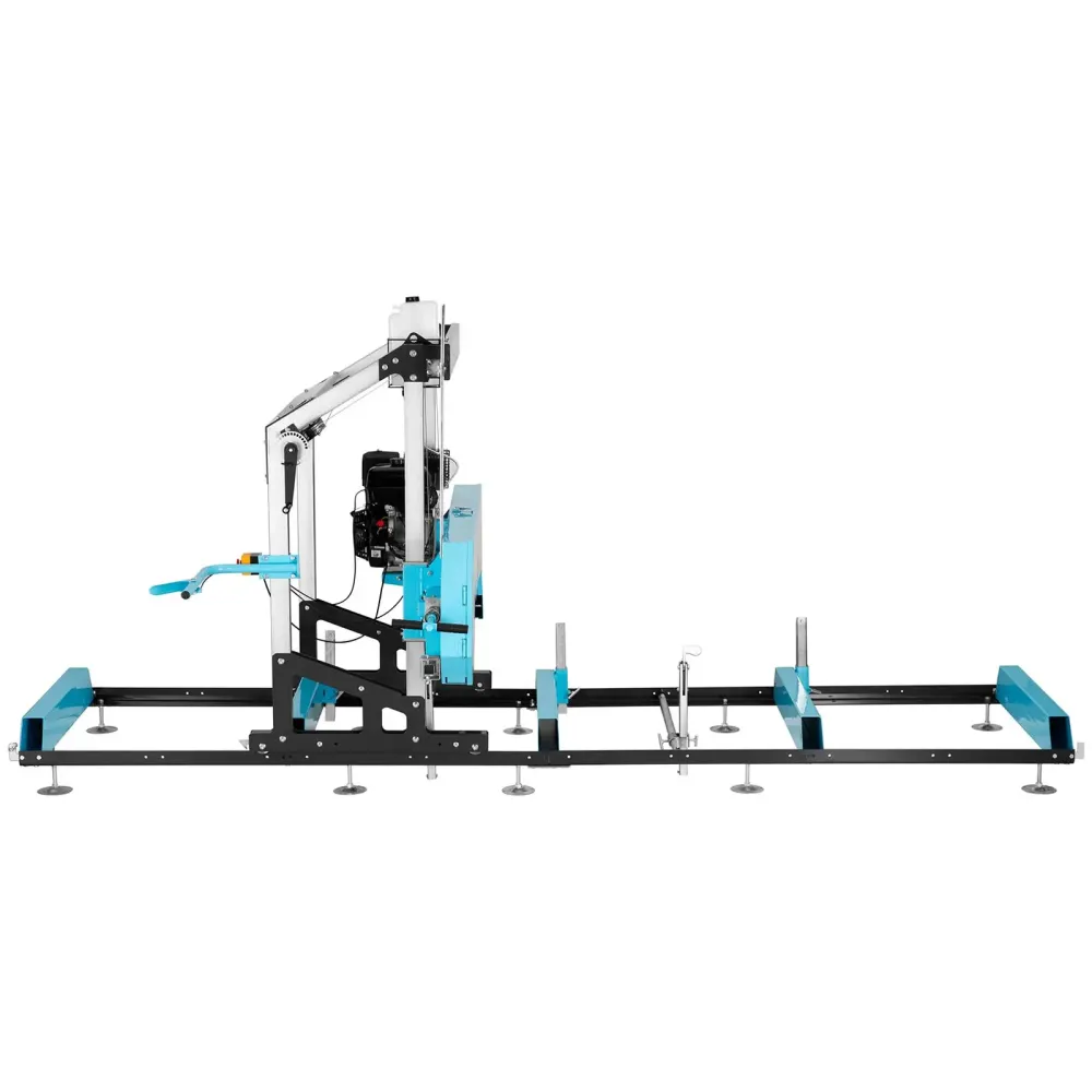 Scierie mobile professionnel thermique taille conventionnel des rails 4 x 0,9 m 11000 watts / 15 ch acier au carbone acier...