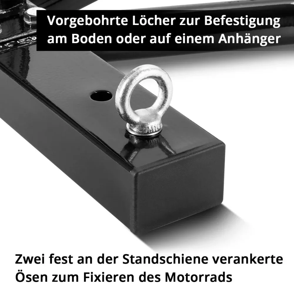 Stand d'assemblage de motos Steelworks GTM-600 ST 15-21 "Stand de moto | Motorcycle Rocker | Stand Rail | Stand de transpo...