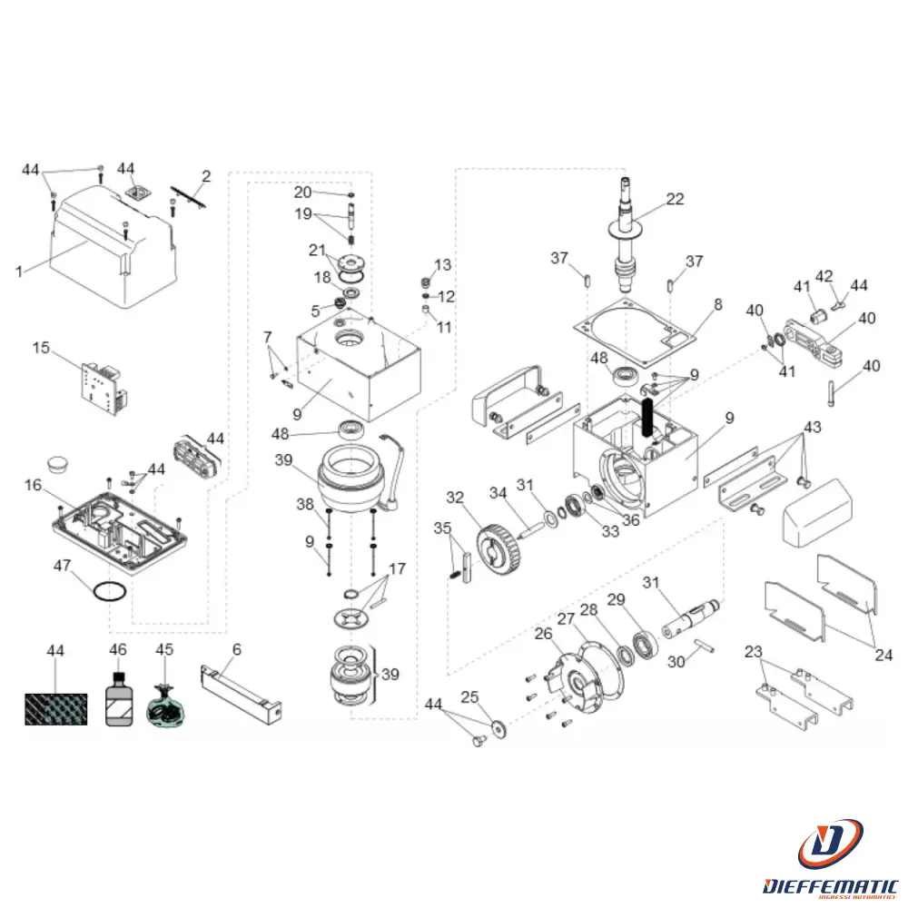 Statore 844 3Ph 400V Faac 63003486 Ricambio Originale Automazione Automatismi