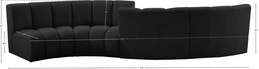 Tissu Boucle Infini 4Pc. En Coupé
