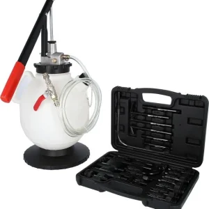 KS Tools Kit de remplissage d'huile pour engrenages universel avec jeu d'adaptateurs de 23 pièces 150.91...