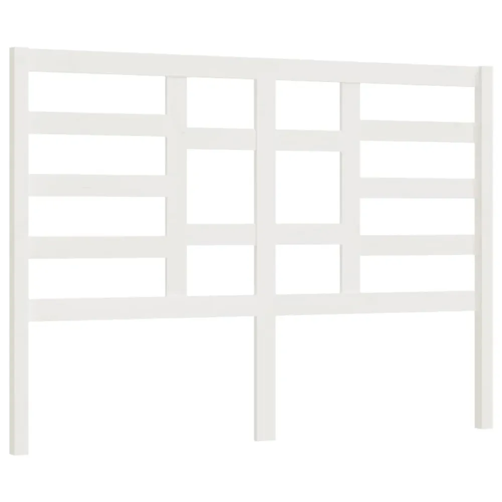 Tête de lit accessoire couchage chambre à coucher meuble 146 x 4 x 104 cm bois de pin blanc TDL0203849