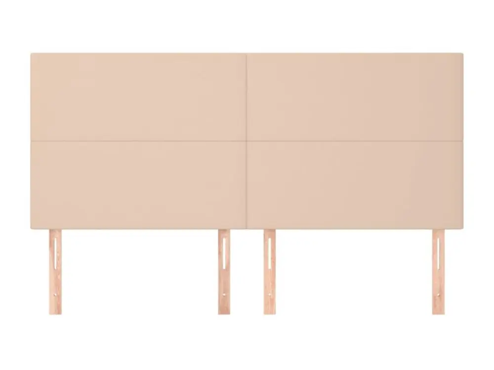 Tête de lit 4 pièces Cappuccino 80x5x78/88 cm Similicuir