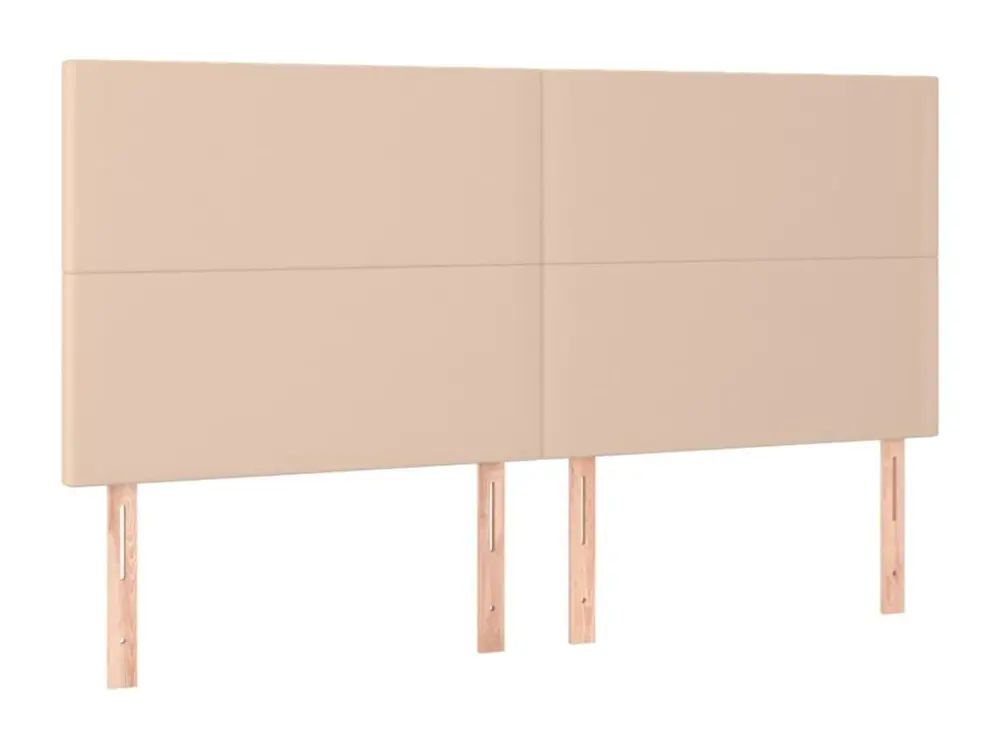 Tête de lit 4 pièces Cappuccino 80x5x78/88 cm Similicuir