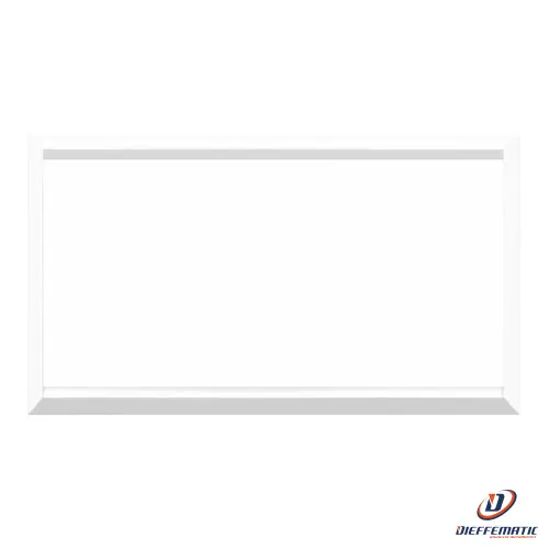 Urmet Cornice 4 Moduli, Per Placca Vetro/Alluminio, Bianco Ghiaccio 13000Vab/4