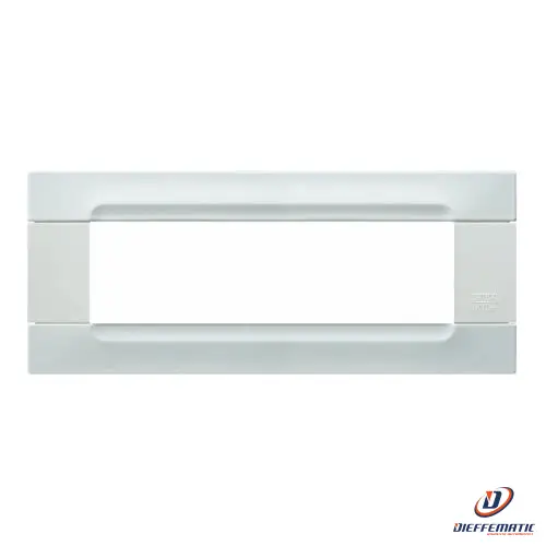 Urmet Placca 7 Moduli, Kàdra, Serie Bianca, Metallo, Bianco Vega 10907.B.50
