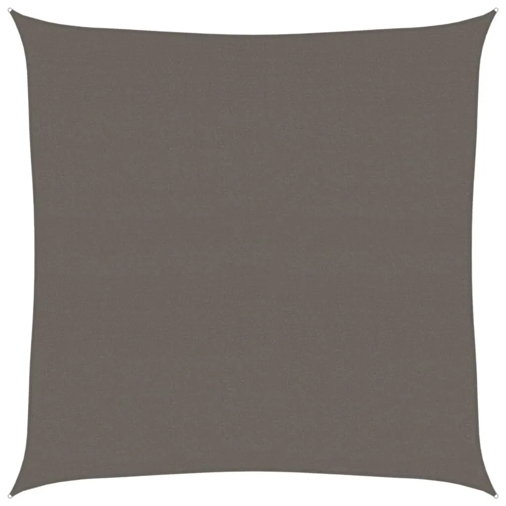 Voile d'ombrage 160 g/m² Anthracite 4x4 m PEHD