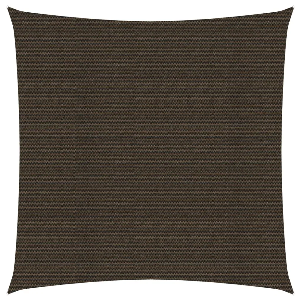 Voile d'ombrage 160 g/m² marron 4 x 4 m PEHD 02_0009164