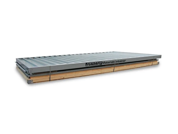 Conteneur FLADAFI combinaison MC 1540 galvanisé démonté avec plancher en bois 5 080 x 4 340 x 2 150 mm se fournir à bas prix