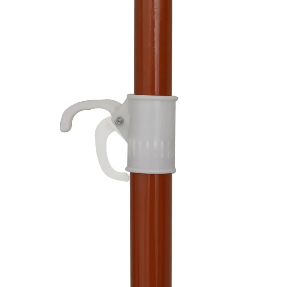 Parasol avec mât en acier 240 cm sable 02_0008101