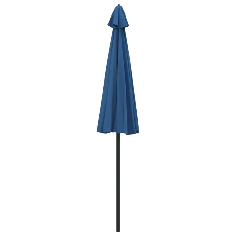 Parasol d'extérieur avec mât en aluminium 270 cm bleu 02_0008220