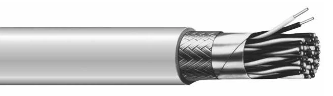 24 AWG 12.5 Pair Type CMG Foil/Braid Shield Computer Cable 500