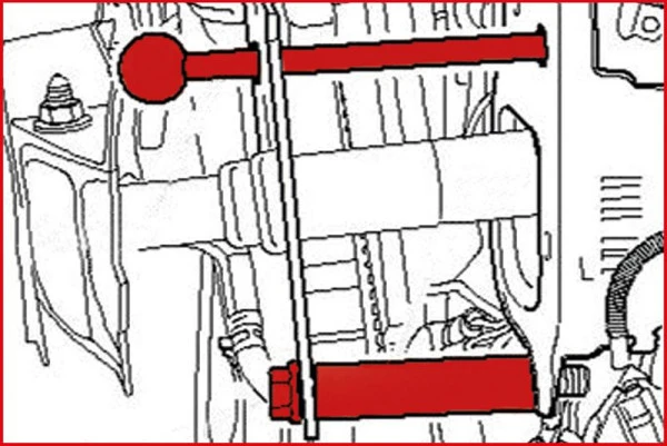 KS Tools guide de masque avant et jeu de tiges d'éjection pour VAG 6 pièces 400.2075 choisir à bas prix