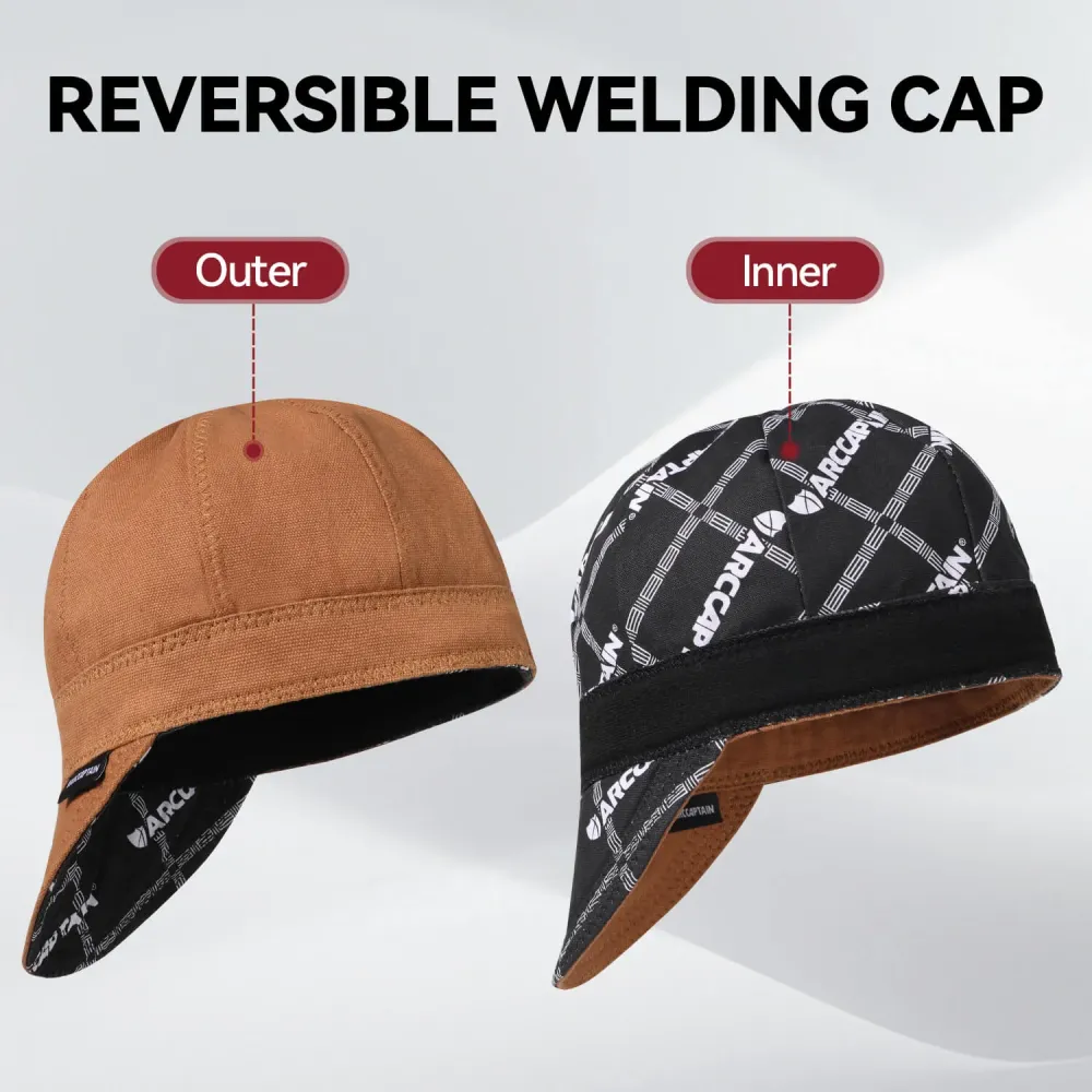 Bâche de protection Arccaptain Welding Cap Washable Protective Hat