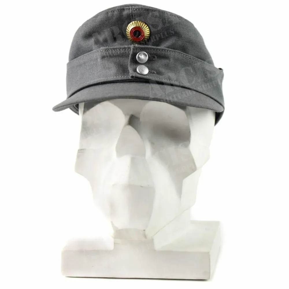 Casquette de montagne originale de l'armée allemande Gebirgsjäger chapeau militaire gris Coffre rigide 45L