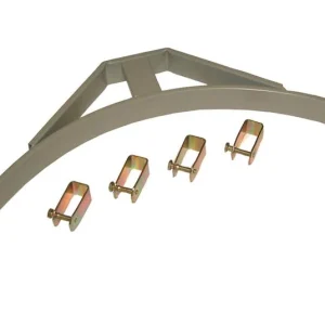 Cable Runway Corner Bracket Glacier Blanc pur 24"W x 1.5"H x 24.13"L CPI 11959-E24