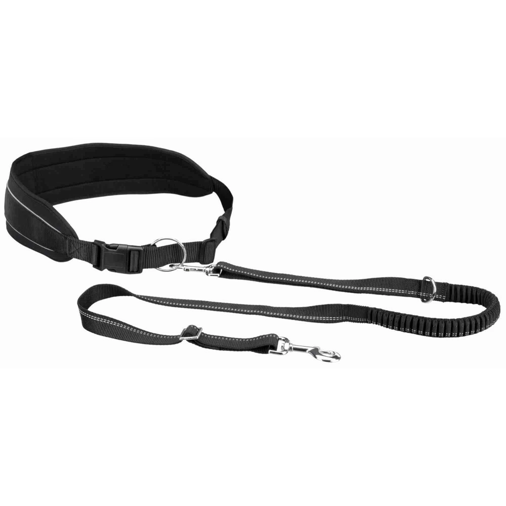 Ceinture ventrale avec laisse pour chiens tour de ventre: 75-120 cm avec Système de verrouillage